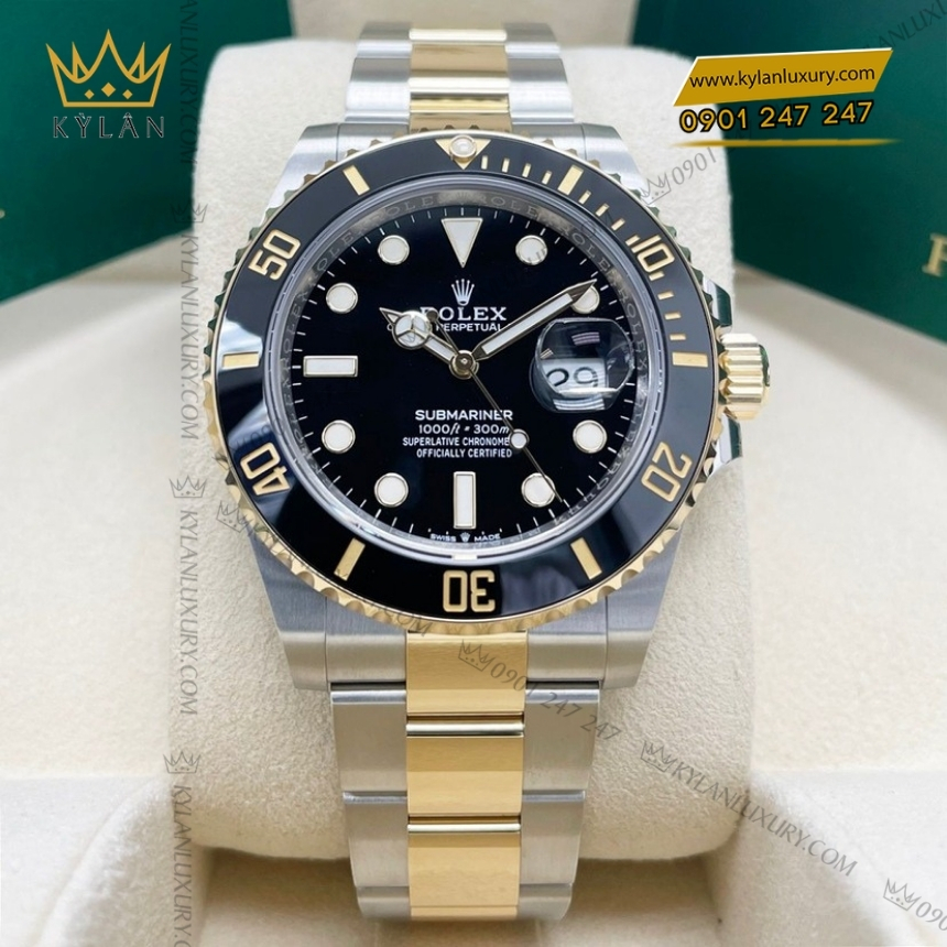 Kỳ Lân Luxury rolex submariner date 126613ln 0002 mat so den 3 Đồng hồ Rolex Submariner Date mặt số đen 126613LN-0002