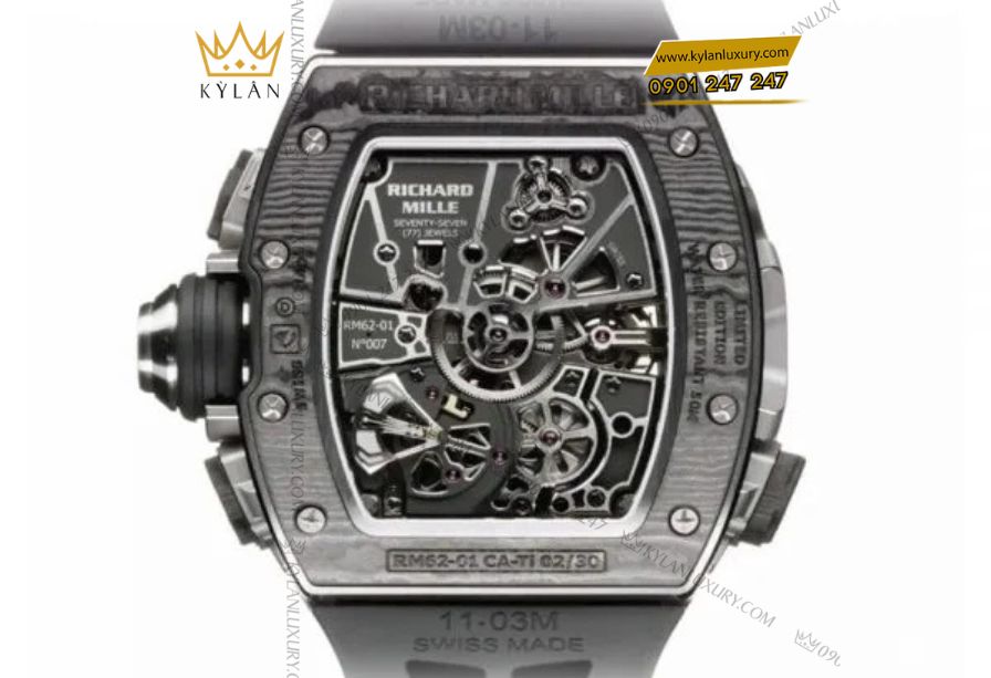 Kỳ Lân Luxury 7 Đồng hồ Richard Mille RM 62-01 xa xỉ, đẳng cấp