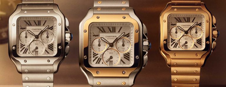 Kỳ Lân Luxury Cartier Santos Chrono.3  Đồng hồ Cartier Santos Chronograph 2026