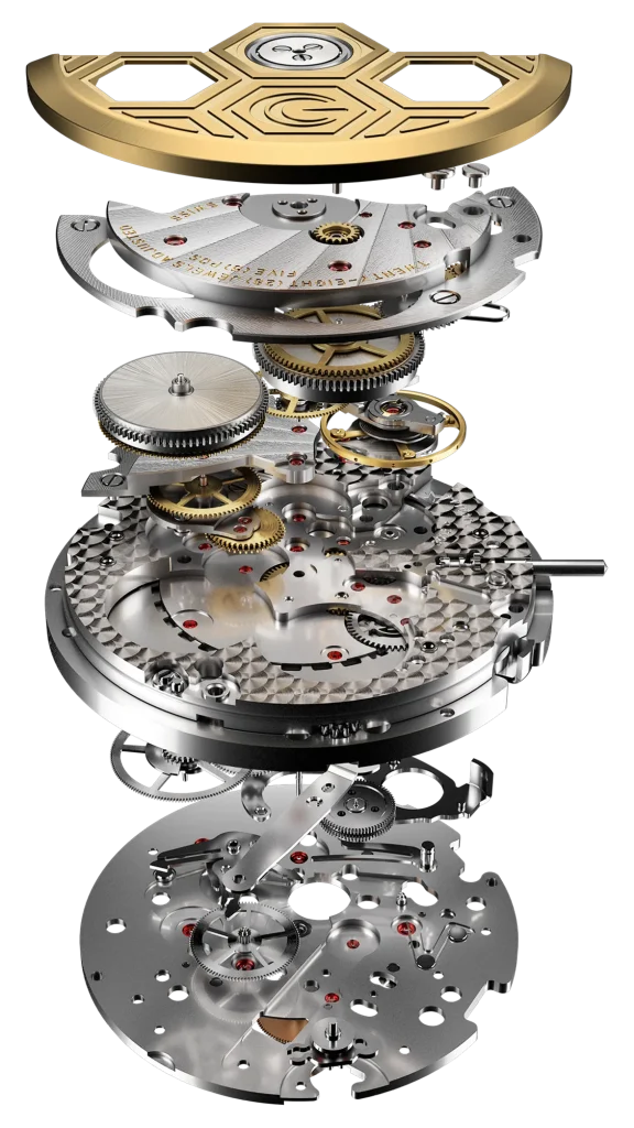 Đồng hồ Gerald Charles Maestro 2.0 Meteoritae Darkblast 6 Kỳ Lân Luxury Dong ho Gerald Charles Maestro 2.0 Meteorite Darkblast6 Đồng hồ Gerald Charles Maestro 2.0 Meteoritae Darkblast