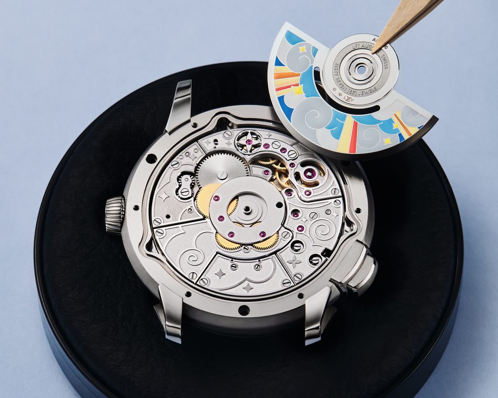 Kỳ Lân Luxury Dong ho Louis Vuitton Tambour Taiko Arty Automata1 Đồng hồ Louis Vuitton Tambour Taiko Arty Automata