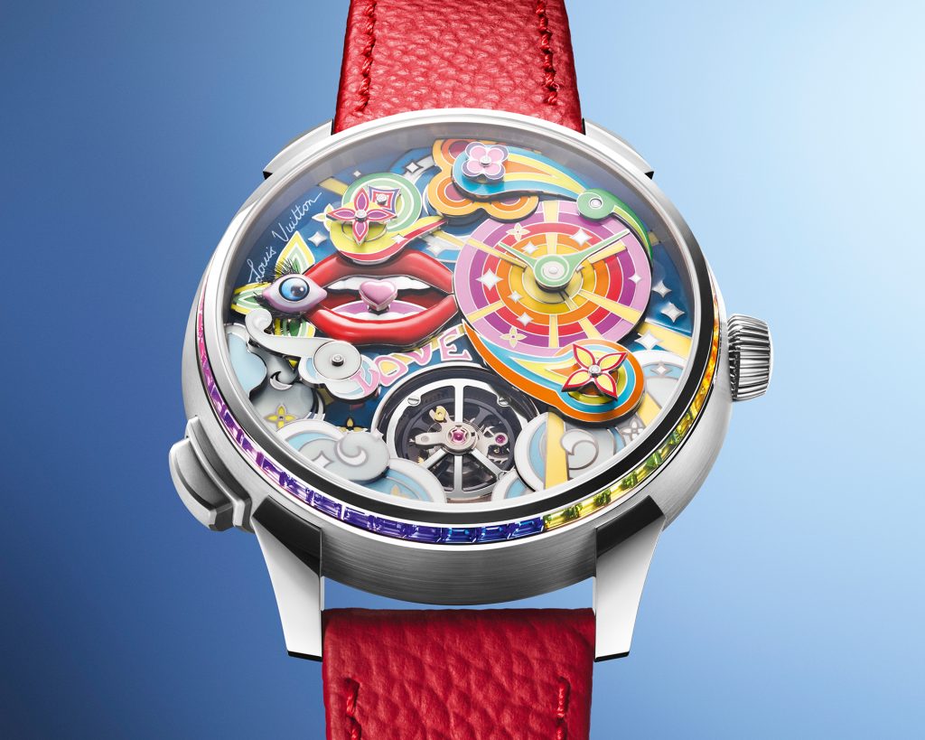 Kỳ Lân Luxury Dong ho Louis Vuitton Tambour Taiko Arty Automata2 Đồng hồ Louis Vuitton Tambour Taiko Arty Automata