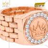 Nhẫn Kỳ Lân Crown vàng hồng Au750 đính kim cương