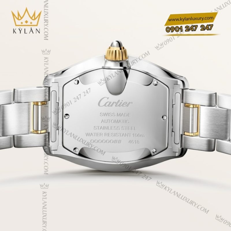 Đồng hồ Cartier Roadster demi vàng vàng 42mm CRW2RD0009