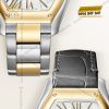 Đồng hồ Cartier Roadster demi vàng vàng 42mm CRW2RD0009