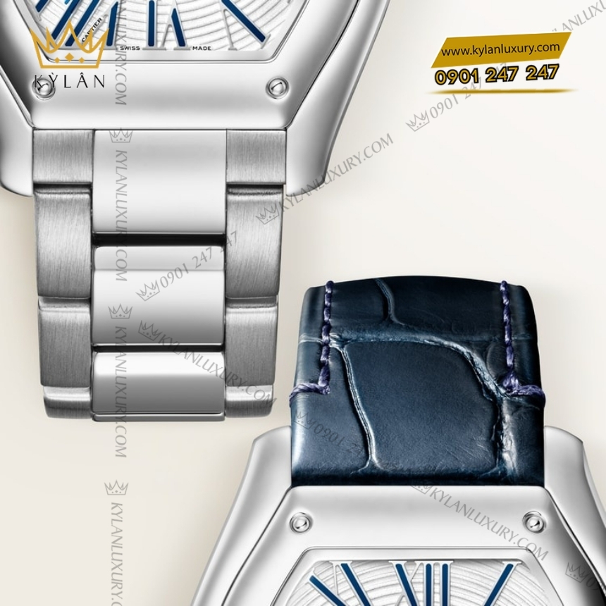 Kỳ Lân Luxury cartier roadster thep 42mm crwsrd0019 10 Đồng hồ Cartier Roadster thép 42mm CRWSRD0019