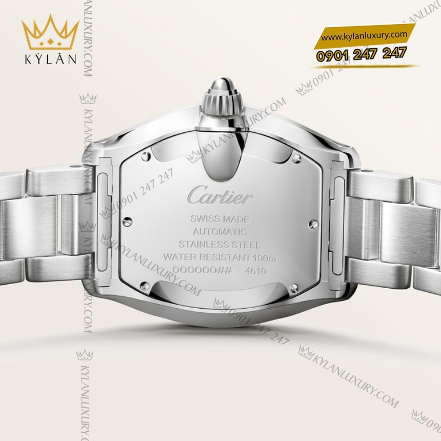 Kỳ Lân Luxury cartier roadster thep 42mm crwsrd0019 5 Đồng hồ Cartier Roadster thép 42mm CRWSRD0019