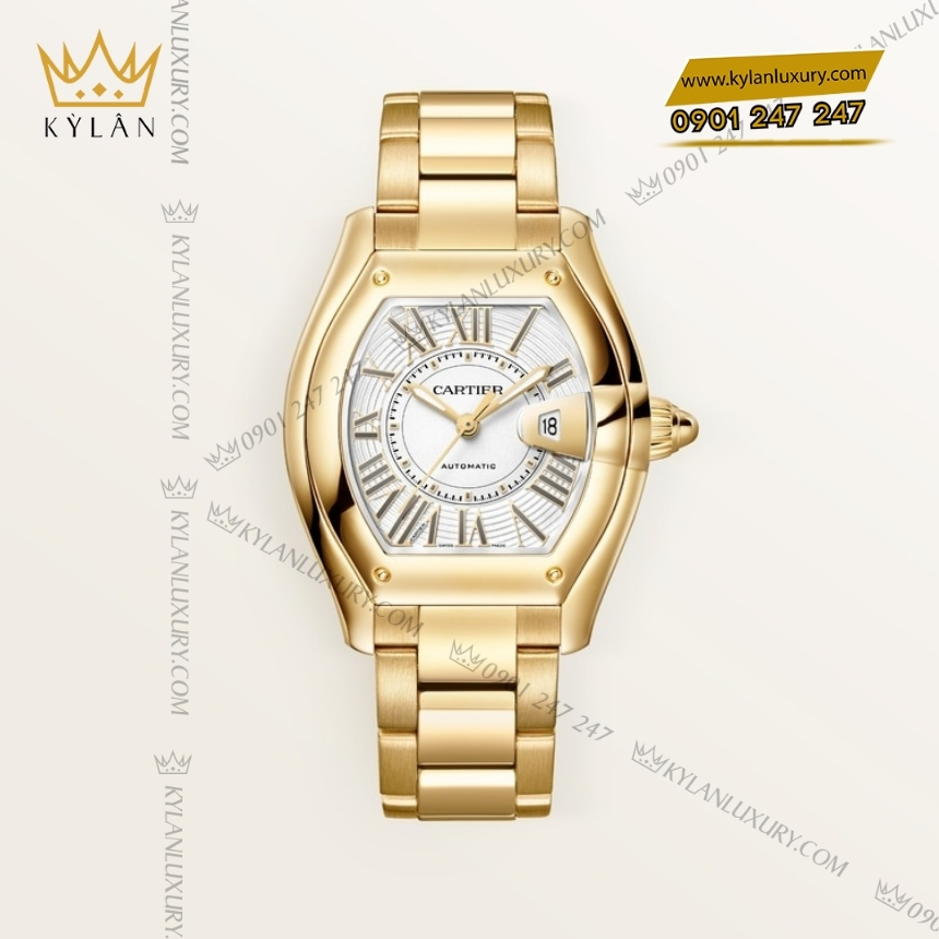 Kỳ Lân Luxury cartier roadster wgrd0011 vang vang 3 Đồng hồ Cartier Roadster vàng khối WGRD0011