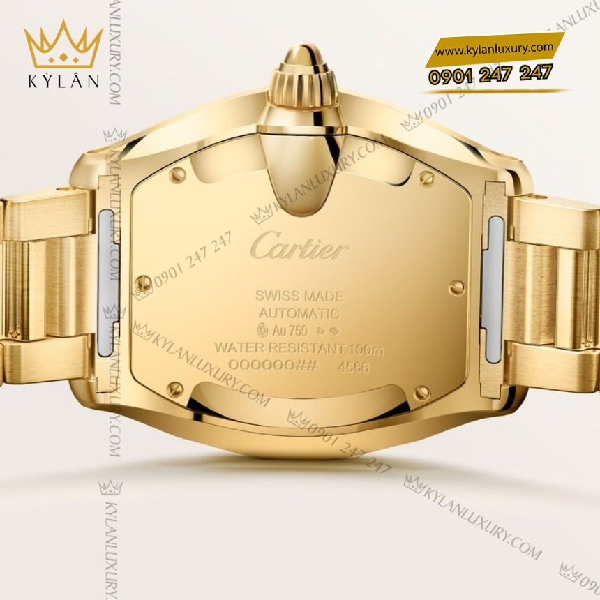 Kỳ Lân Luxury cartier roadster wgrd0012 vang vang 2 Đồng hồ Cartier Roadster vàng vàng WGRD0012