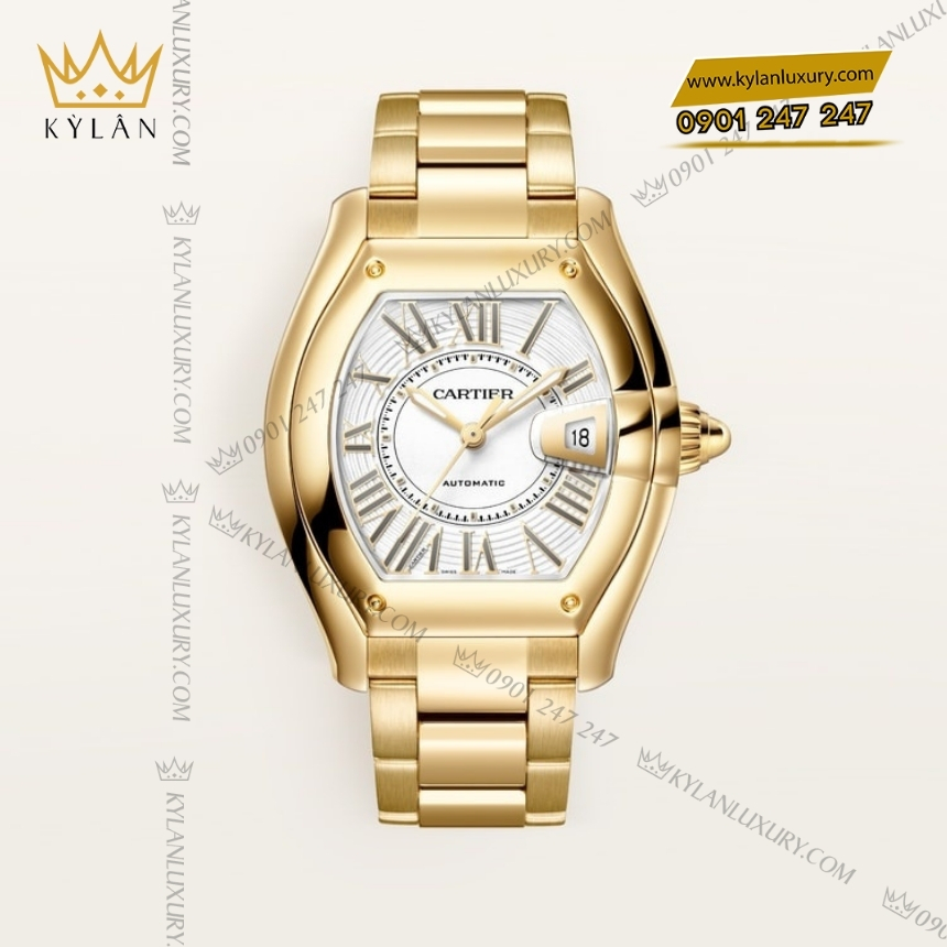 Kỳ Lân Luxury cartier roadster wgrd0012 vang vang 6 Đồng hồ Cartier Roadster vàng vàng WGRD0012