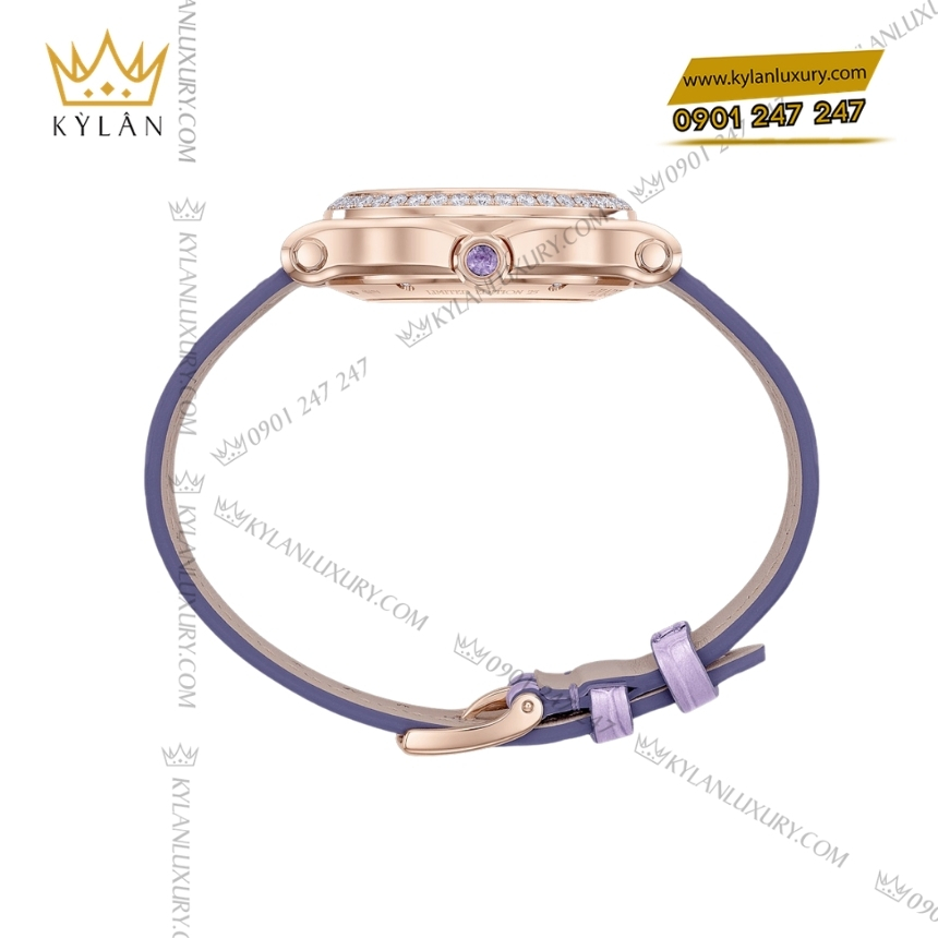 Kỳ Lân Luxury chopard happy sport 275378 5010 mat so tim 4 Đồng hồ Chopard Happy Sport mặt số tím 275378-5010