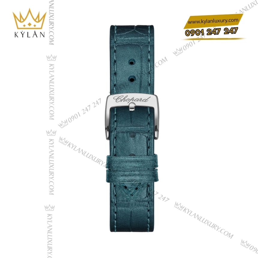 Kỳ Lân Luxury chopard happy sport 278573 3030 teal dial 2 Đồng hồ Chopard Happy Sport mặt số teal 278573-3030