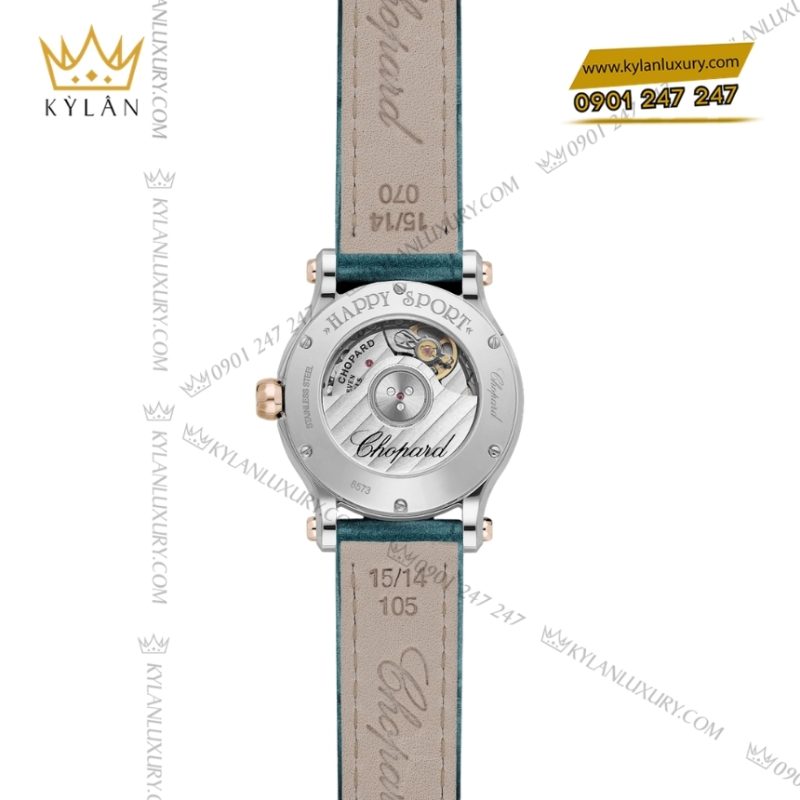 Đồng hồ Chopard Happy Sport mặt số teal 278573-3030