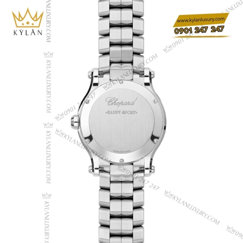 Đồng hồ Chopard Happy Sport mặt số hồng 278582-3009