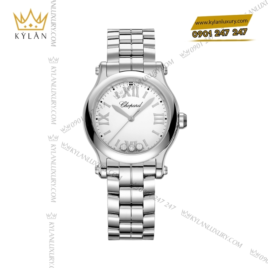 Kỳ Lân Luxury chopard happy sport 278590 3002 mat so trang 6 Đồng hồ Chopard Happy Sport mặt số trắng 278590-3002