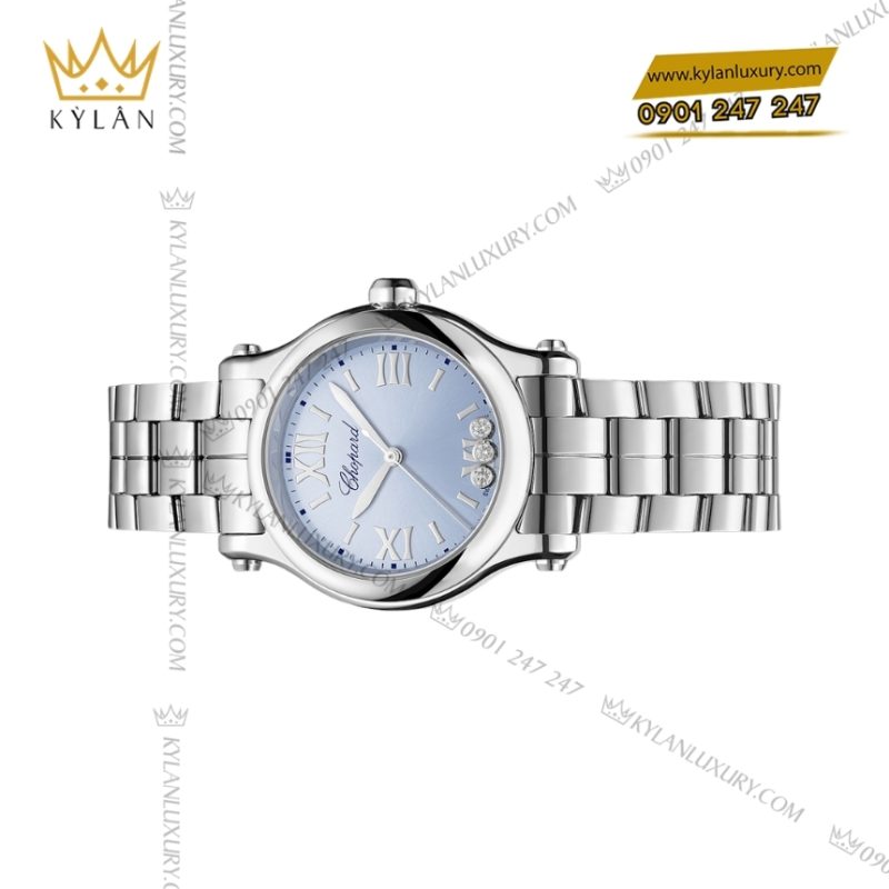 Đồng hồ Chopard Happy Sport mặt xanh dương 278590-3010