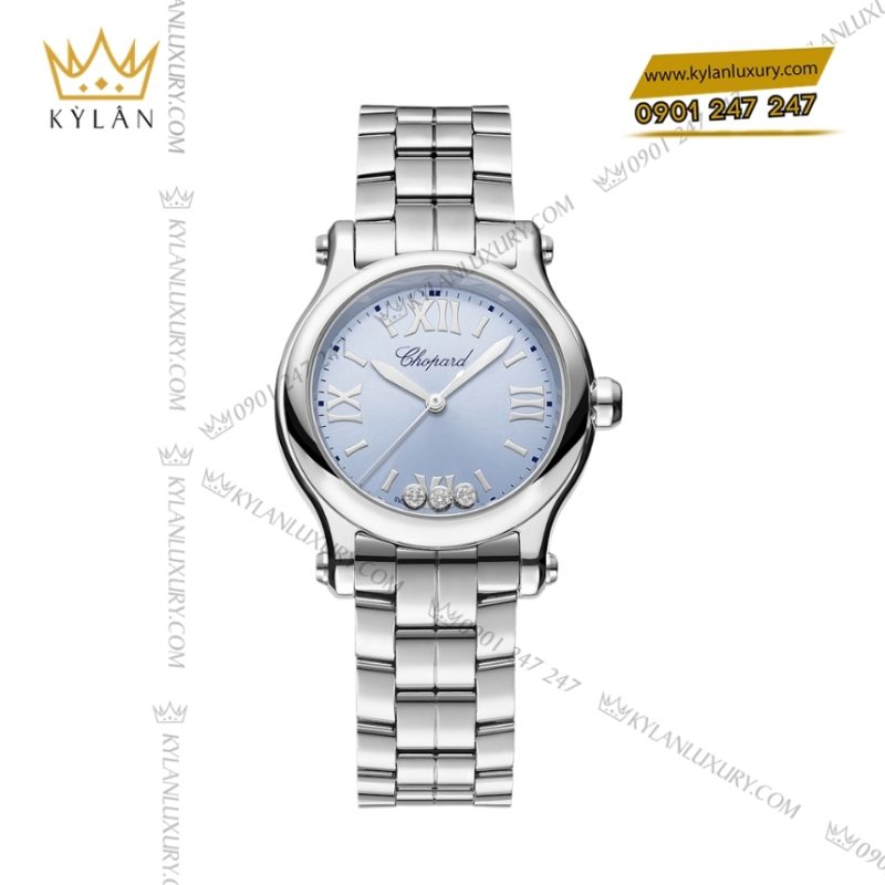 Đồng hồ Chopard Happy Sport mặt xanh dương 278590-3010