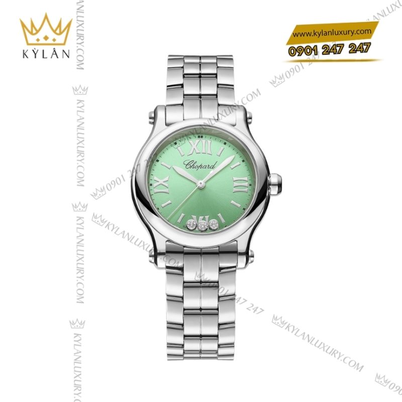 Đồng hồ Chopard Happy Sport mặt số xanh 278590-3013