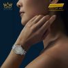 Đồng hồ Chopard Happy Sport thép vành kim 278602-3004