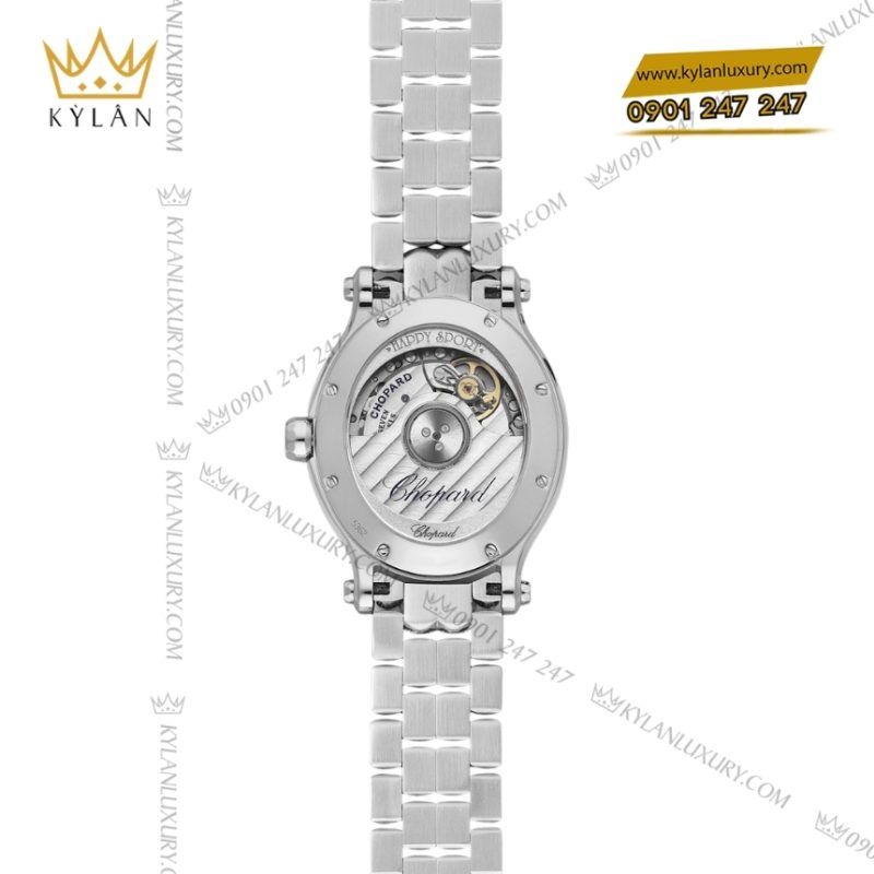 Đồng hồ Chopard Happy Sport thép vành kim 278602-3004