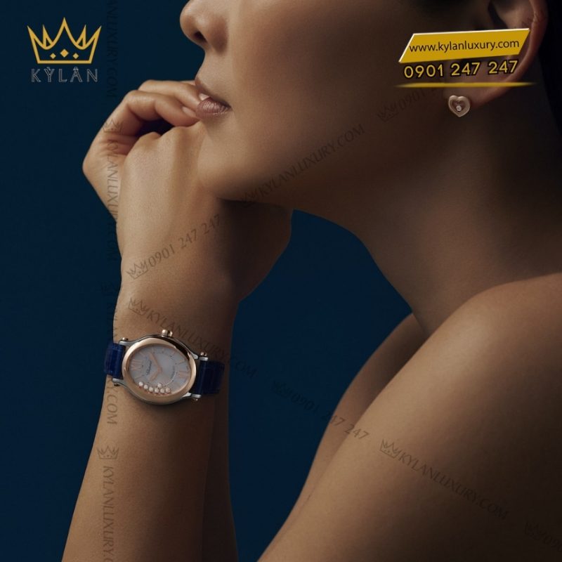 Đồng hồ Chopard Happy Sport mặt số bạc 278602-6001