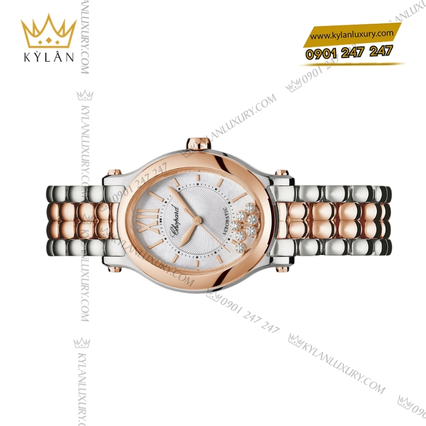 Kỳ Lân Luxury chopard happy sport 278602 6002 demi vang hong 6 Đồng hồ Chopard Happy Sport demi vàng hồng 278602-6002