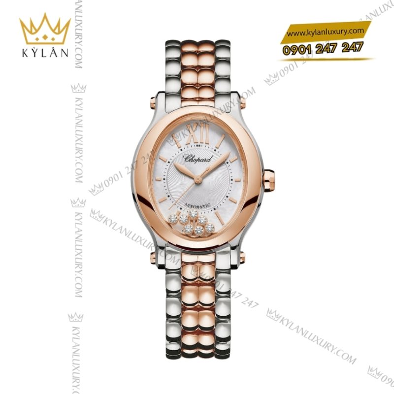 Đồng hồ Chopard Happy Sport demi vàng hồng 278602-6002