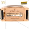 Đồng hồ Corum Golden Bridge vàng hồng custom vành kim vuông