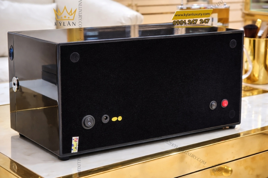Kỳ Lân Luxury hop xoay dong ho 3 ngan nam ngang 3 Hộp xoay đồng hồ 3 ngăn cao cấp