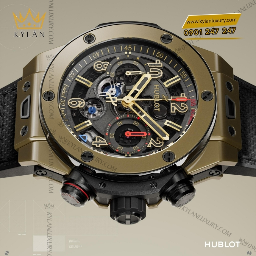 Kỳ Lân Luxury hublot big bang reloaded magic gold 44mm 3 Đồng hồ Hublot Big Bang Reloaded Magic Gold 44mm