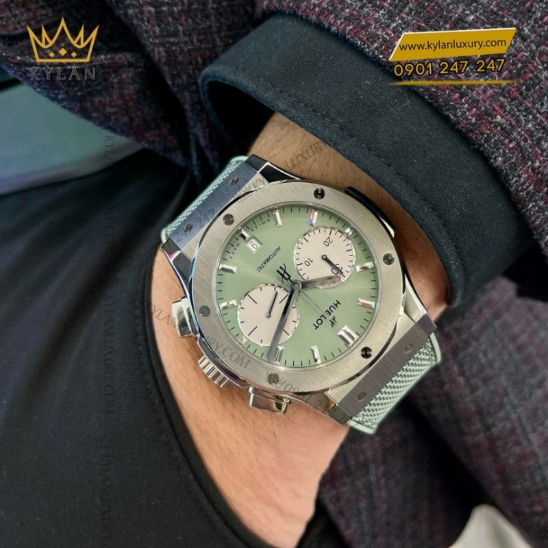 Đồng hồ Hublot Classic Fusion Chronograph Titanium Sage Green 45mm