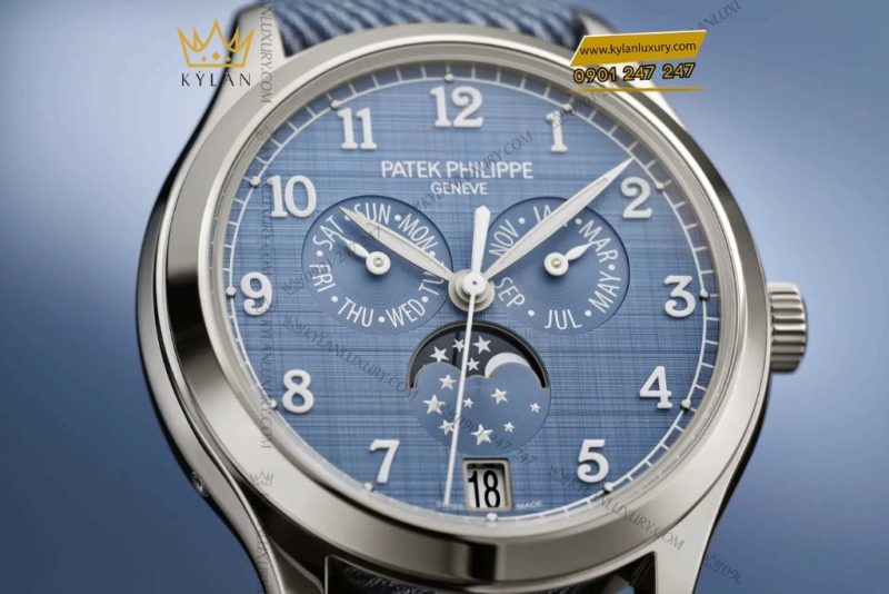 Đồng hồ Patek Philippe Complications mặt số xanh xám 4946G-001
