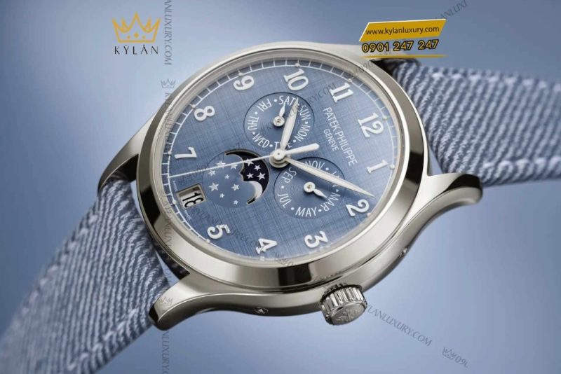 Đồng hồ Patek Philippe Complications mặt số xanh xám 4946G-001