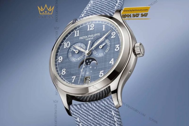 Đồng hồ Patek Philippe Complications mặt số xanh xám 4946G-001