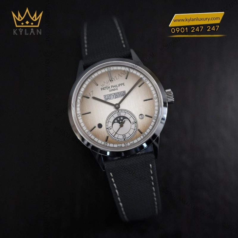 Đồng hồ Patek Philippe Grand Complications mặt bạc satin 5236P-011