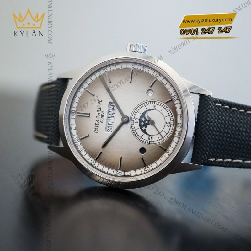 Đồng hồ Patek Philippe Grand Complications mặt bạc satin 5236P-011