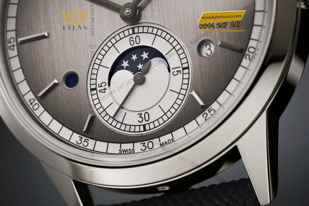 Kỳ Lân Luxury patek philippe 5236p 011 grand complications 5 Đồng hồ Patek Philippe Grand Complications mặt bạc satin 5236P-011