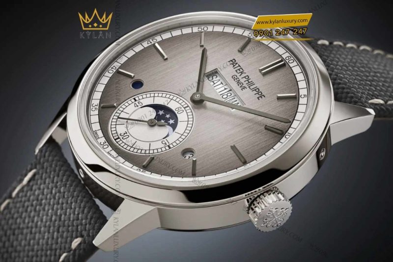 Đồng hồ Patek Philippe Grand Complications mặt bạc satin 5236P-011