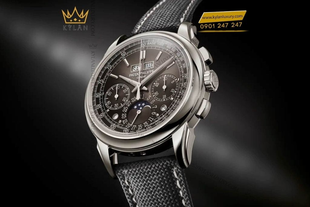 Kỳ Lân Luxury patek philippe 5270p 015 grand complications 6 Đồng hồ Patek Philippe Grand Complications mặt số xám than 5270P-015