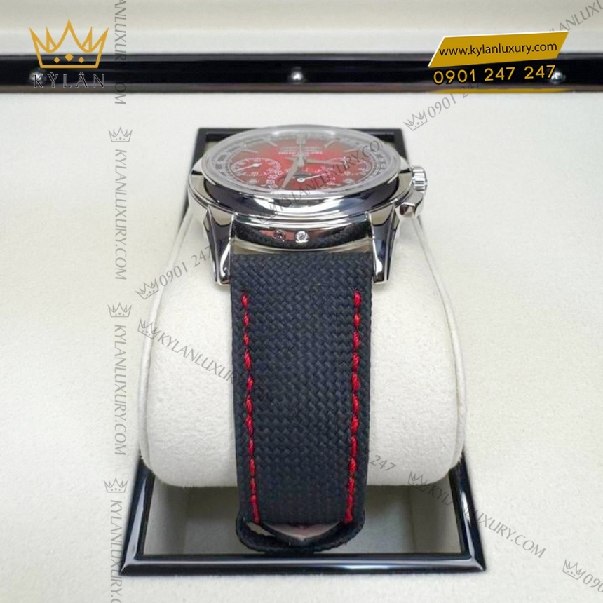 Kỳ Lân Luxury patek philippe 5270p 017 grand complications 6 1 Đồng hồ Patek Philippe Grand Complications mặt số đỏ 5270P-017