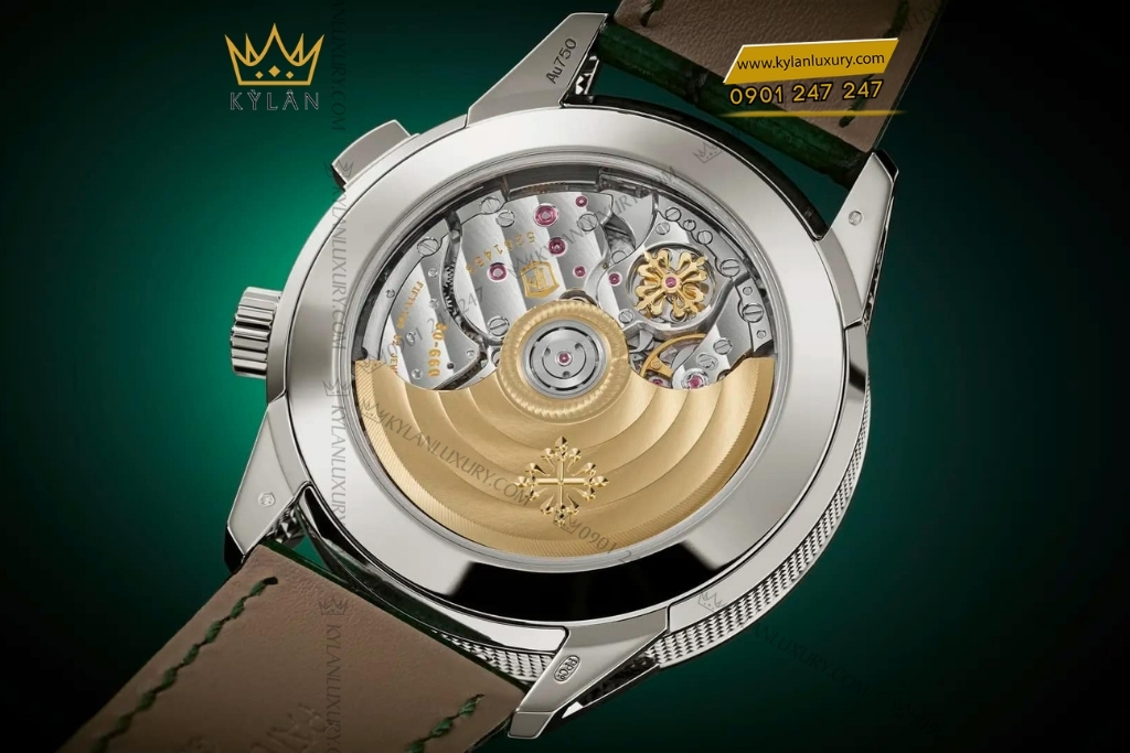 Kỳ Lân Luxury patek philippe 5322g 010 mat xanh la 6 Đồng hồ Patek Philippe Grand Complications mặt xanh lá 5322G-010
