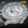 Đồng hồ Patek Philippe xà cừ đá quý xanh 5374/400P-001