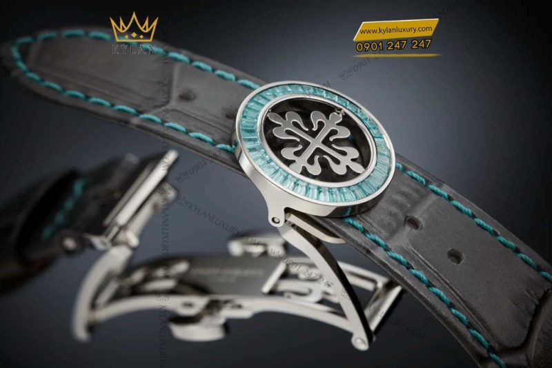 Đồng hồ Patek Philippe xà cừ đá quý xanh 5374/400P-001