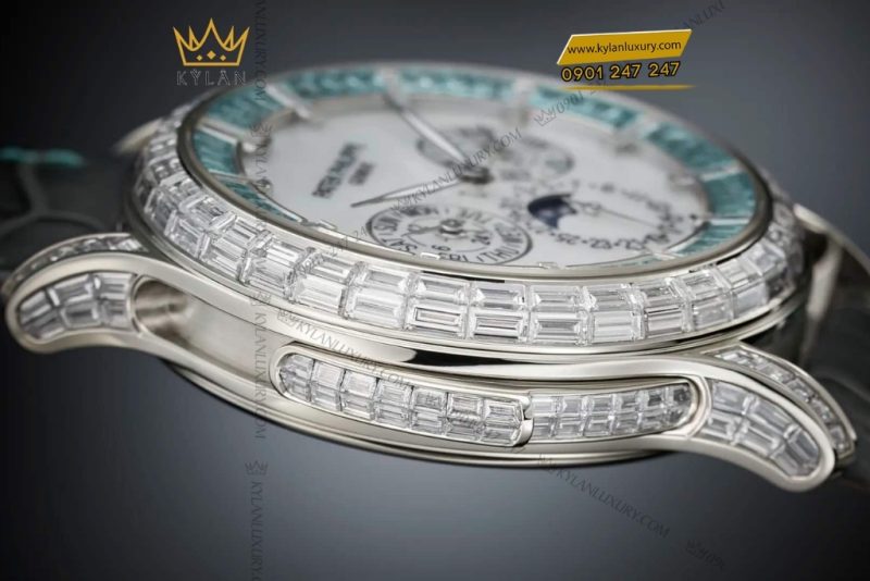 Đồng hồ Patek Philippe xà cừ đá quý xanh 5374/400P-001