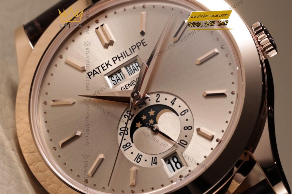 Kỳ Lân Luxury patek philippe 5396r 016 mat so sunbrust 10 Đồng hồ Patek Philippe Complications mặt số sunburst 5396R-016