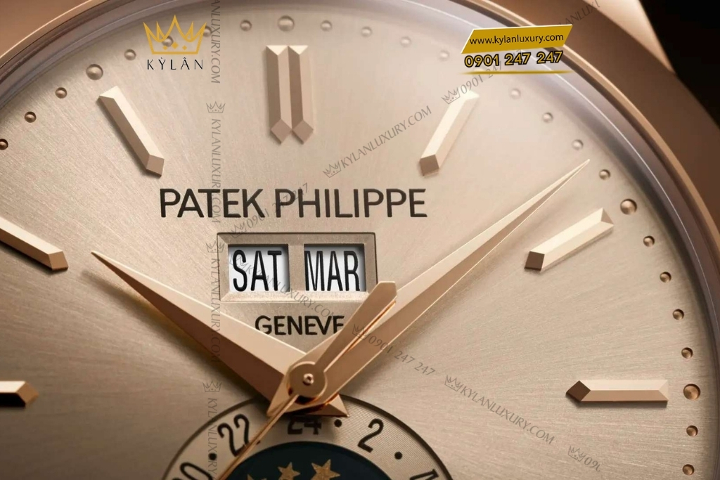 Kỳ Lân Luxury patek philippe 5396r 016 mat so sunbrust 8 Đồng hồ Patek Philippe Complications mặt số sunburst 5396R-016