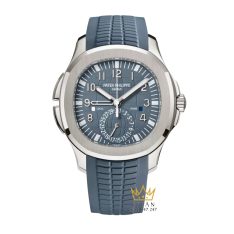 Đồng hồ Patek Philippe Aquanaut Travel Time mặt xanh xám 5164G-001