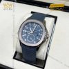 Đồng hồ Patek Philippe Aquanaut Travel Time mặt xanh xám 5164G-001