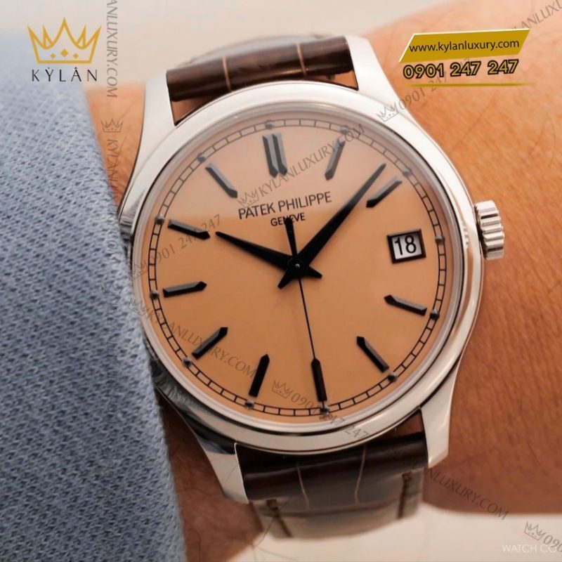 Đồng hồ Patek Philippe Calatrava mặt số hồng 5227G-015