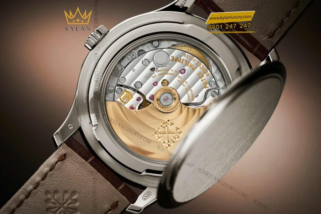 Kỳ Lân Luxury patek philippe calatrava 5227g 015 6 Đồng hồ Patek Philippe Calatrava mặt số hồng 5227G-015